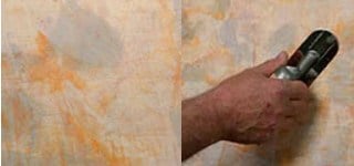 Imitácia mramoru na sádrových omietkach a stierkach